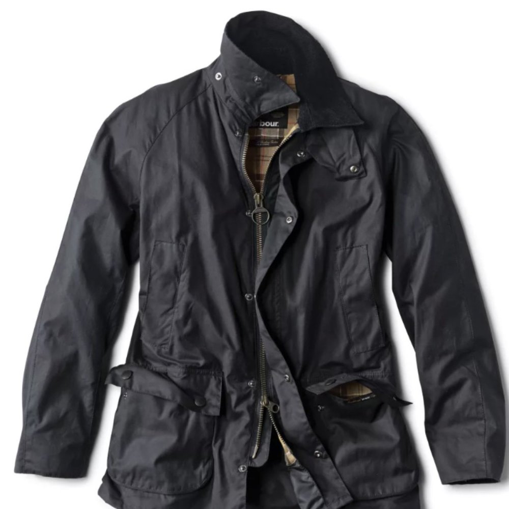 Barbour®  Men’s Navy Waxed Jacket Large